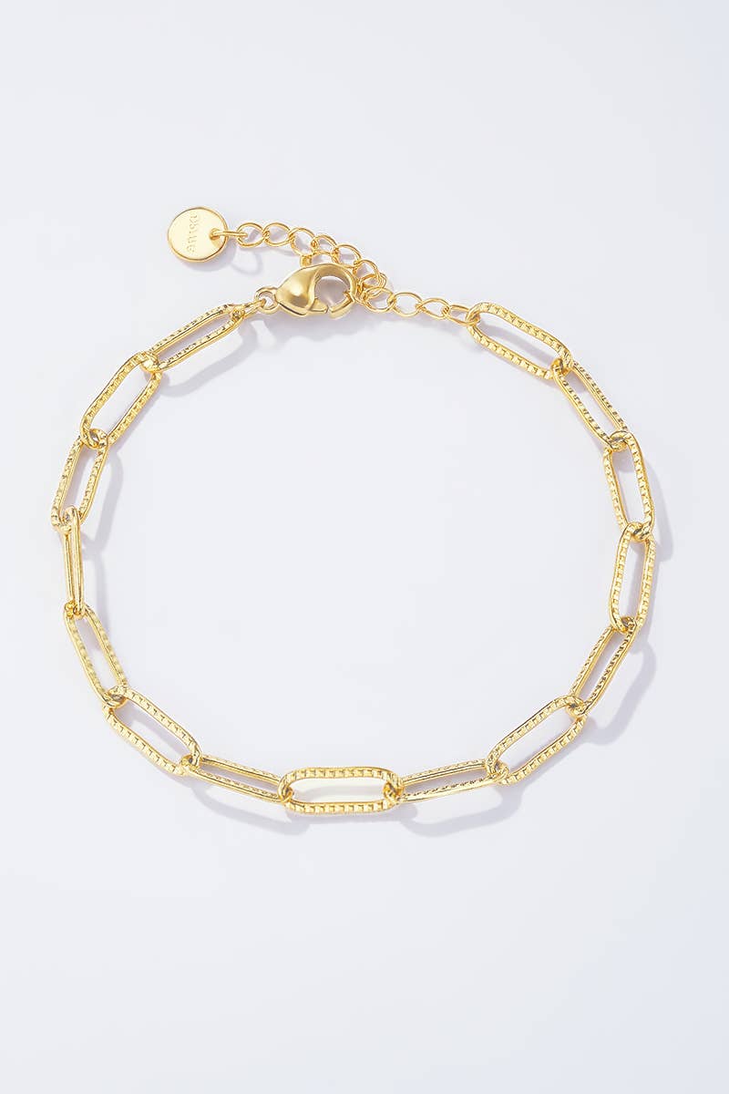 Bracelet en acier inoxydable pour charms 324CA57