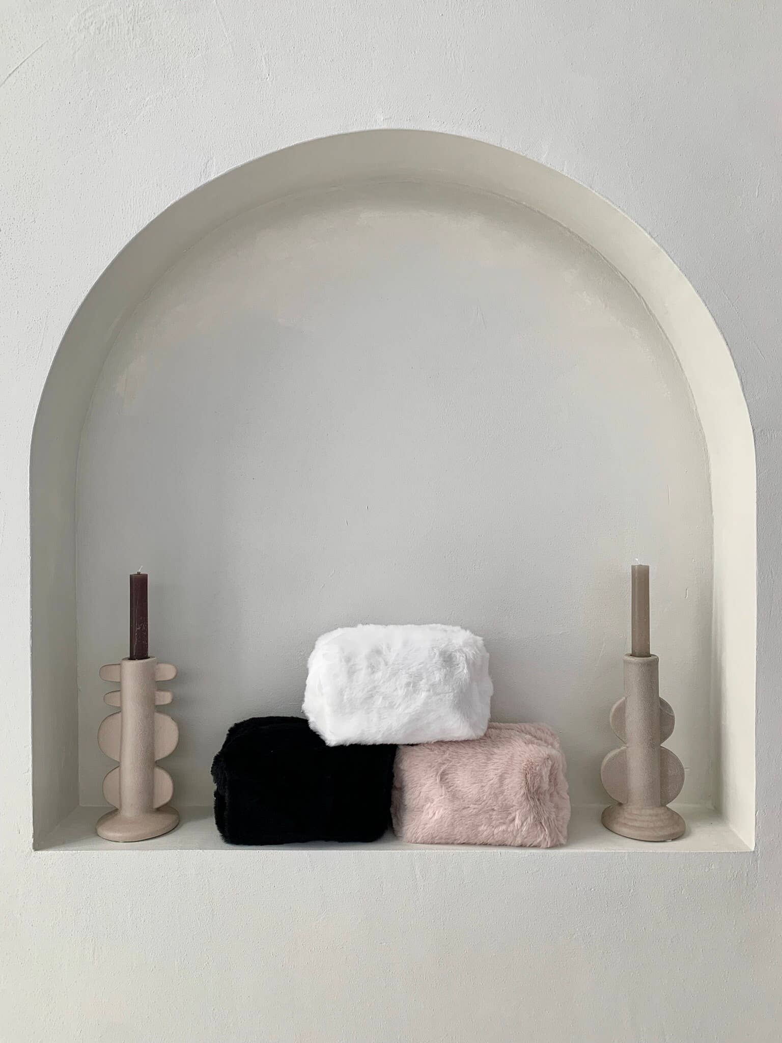 Trousse fausse fourrure CY205JH