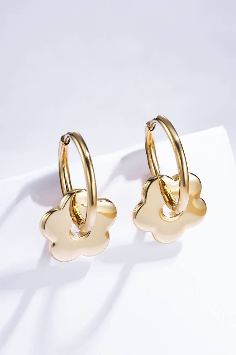 Boucles d'oreille en acier inoxydable 124RX102