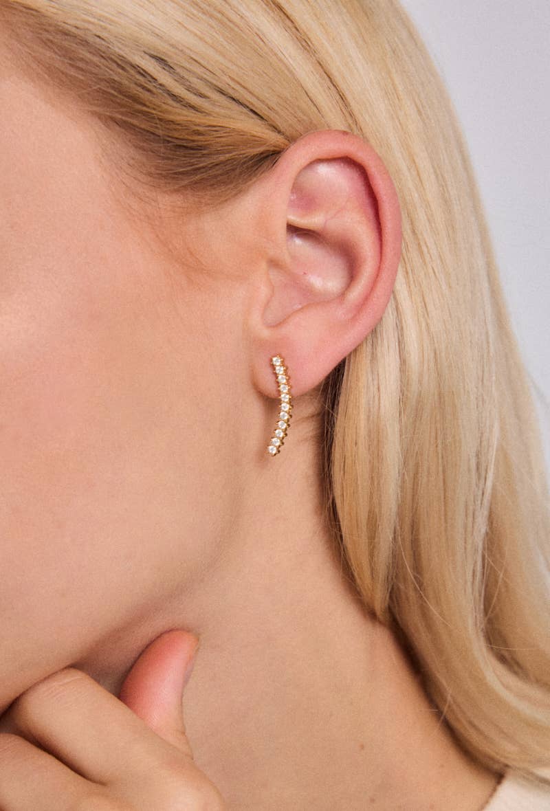 Boucles d'oreille en acier inoxydable 124RX209