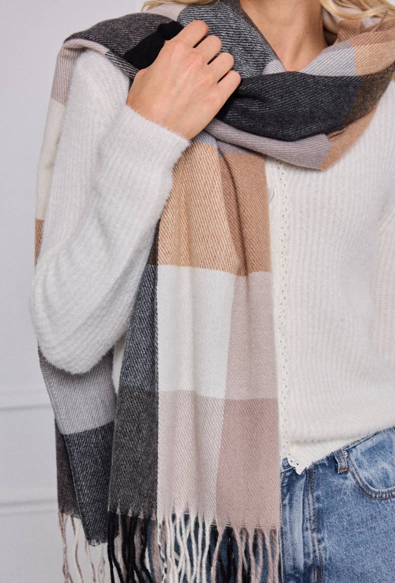 Écharpe à carreaux FL208DF