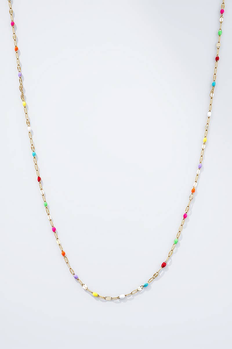 Collier colorés en acier inoxydable 224RX34
