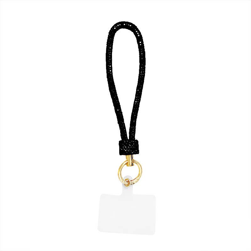 CORDON POUR TÉLÉPHONE PORTABLE AVEC STRASS - YWA25248C189: Blanc