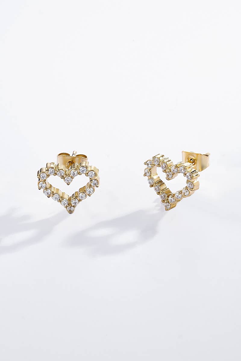Boucles d'oreilles en acier inoxydable 124AQ273