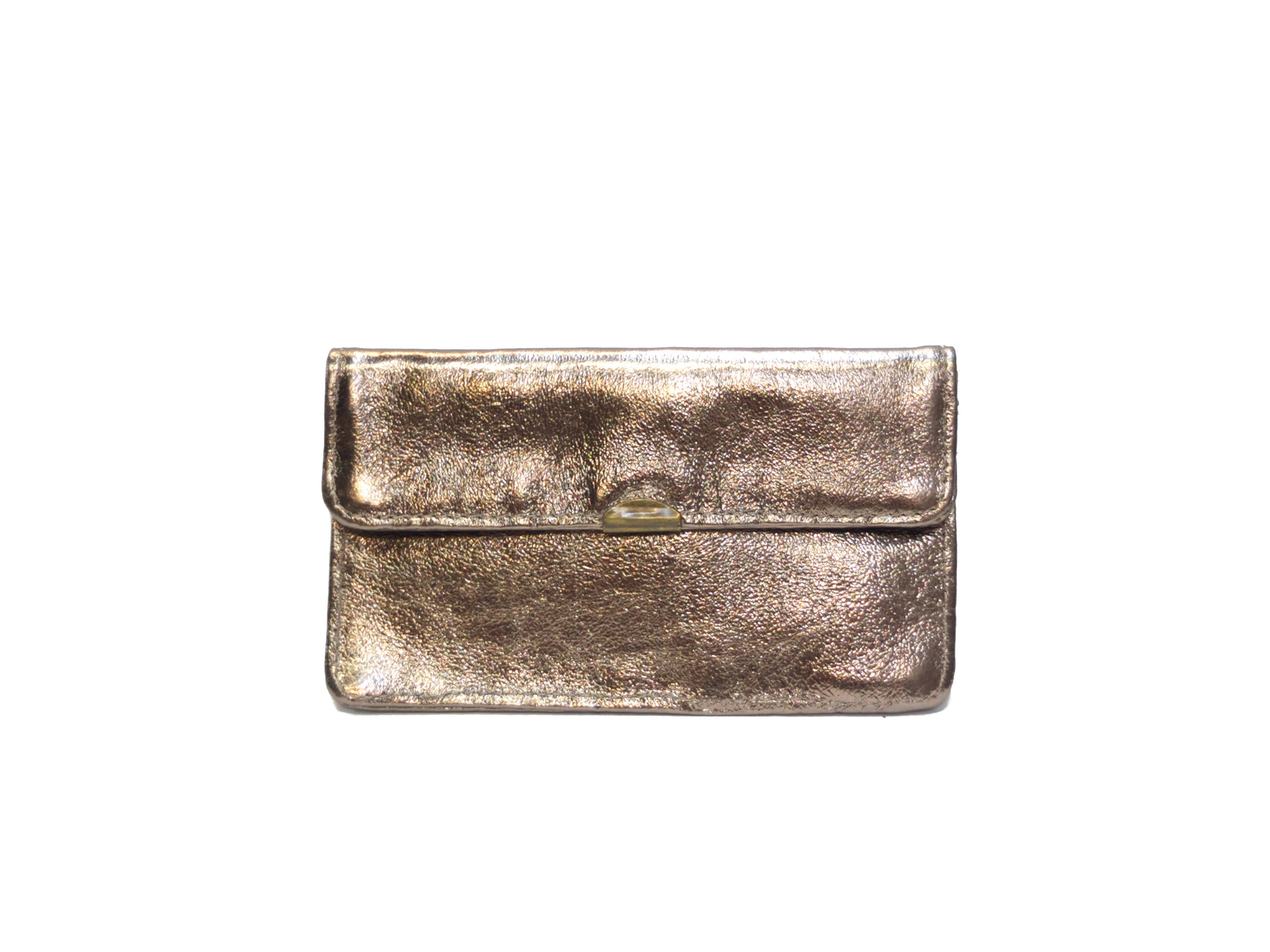 Porte monnaie cuir tout en un compact
