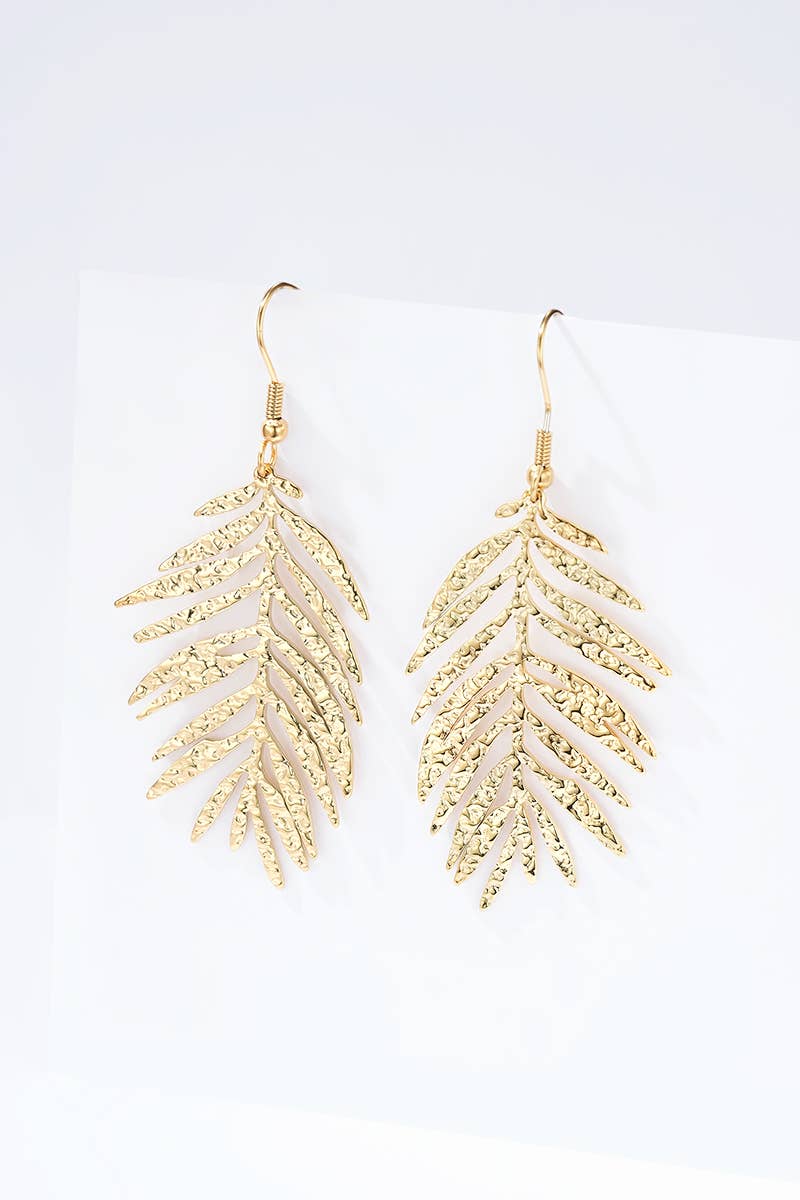 Boucles d'oreille en acier inoxydable 124AQ406