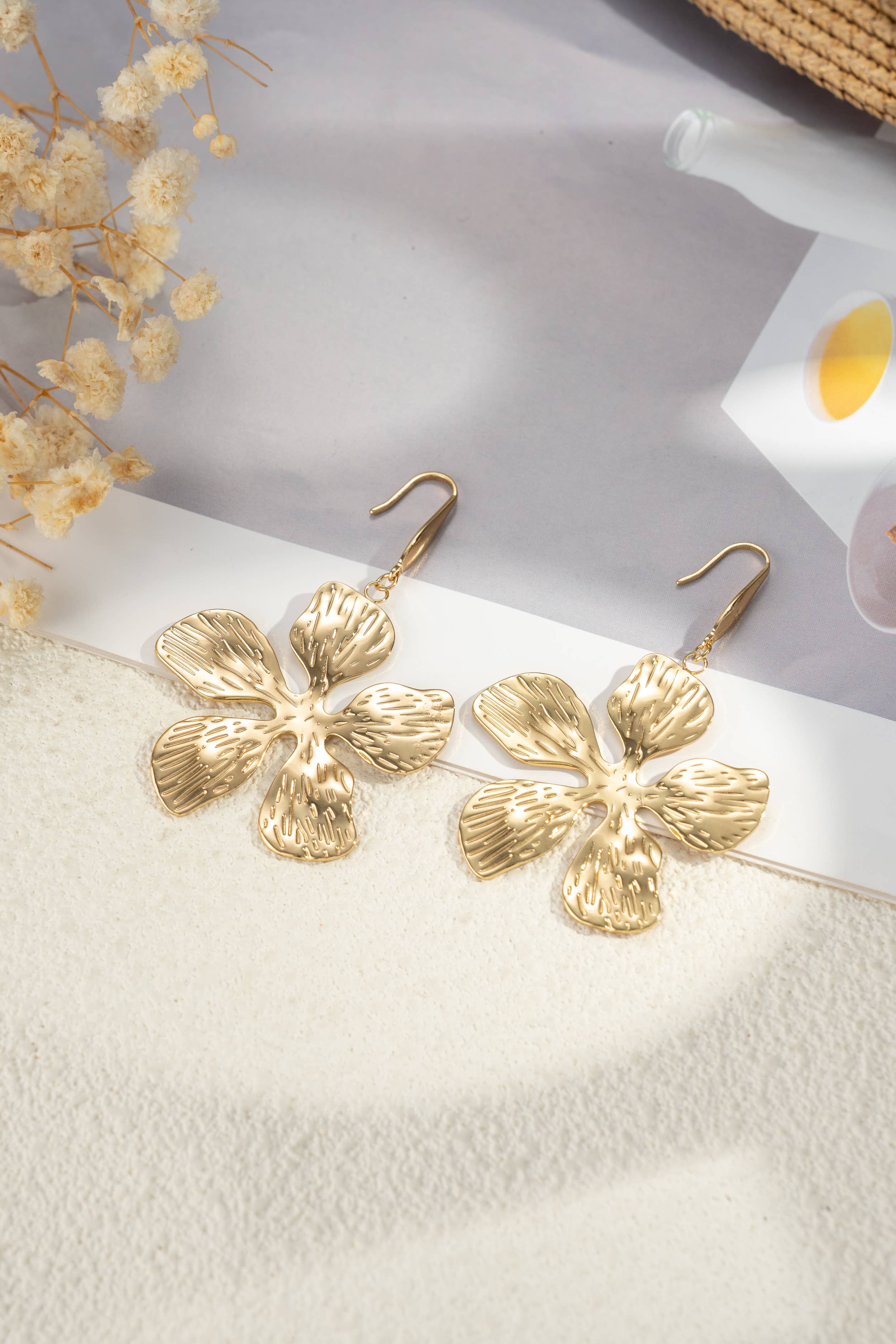 Boucles d'oreilles Fleur
