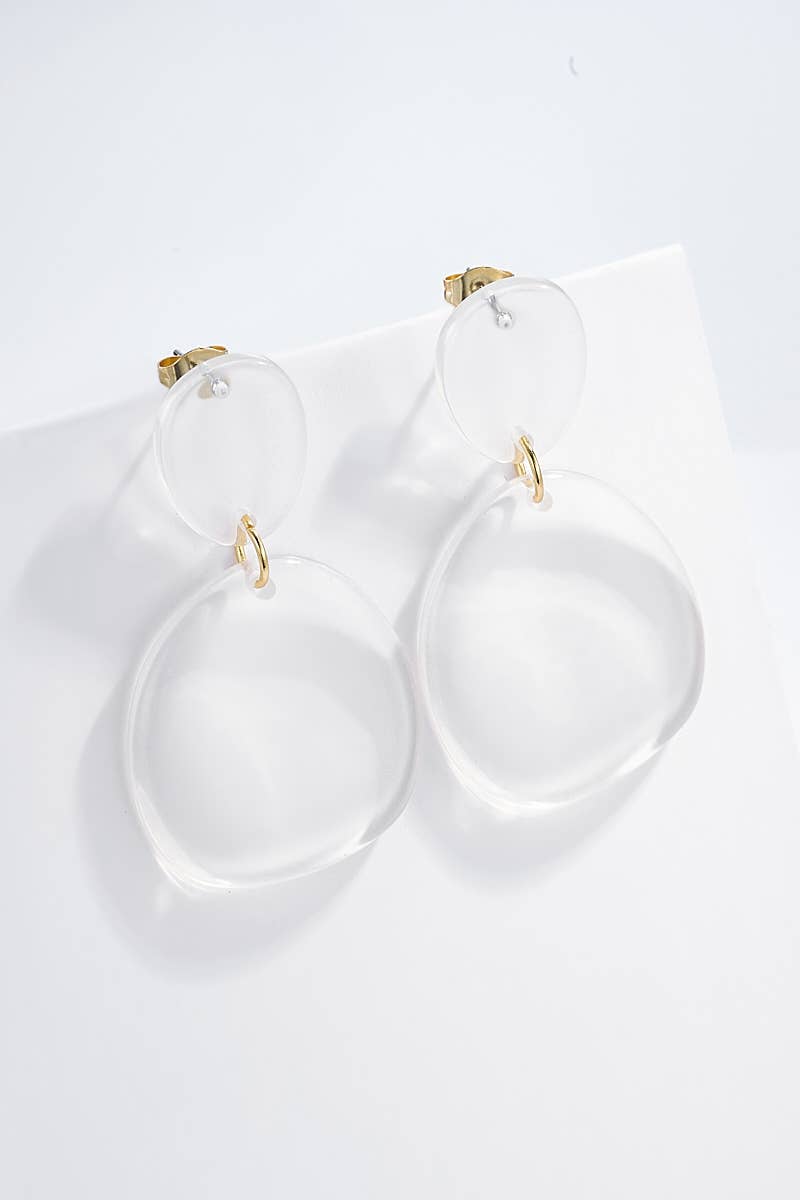 Boucles d'oreilles en acier inoxydable 124CP09