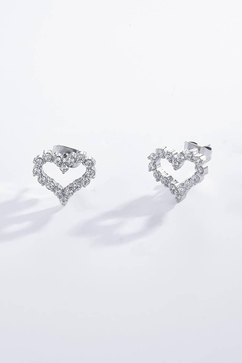 Boucles d'oreilles en acier inoxydable 124AQ273