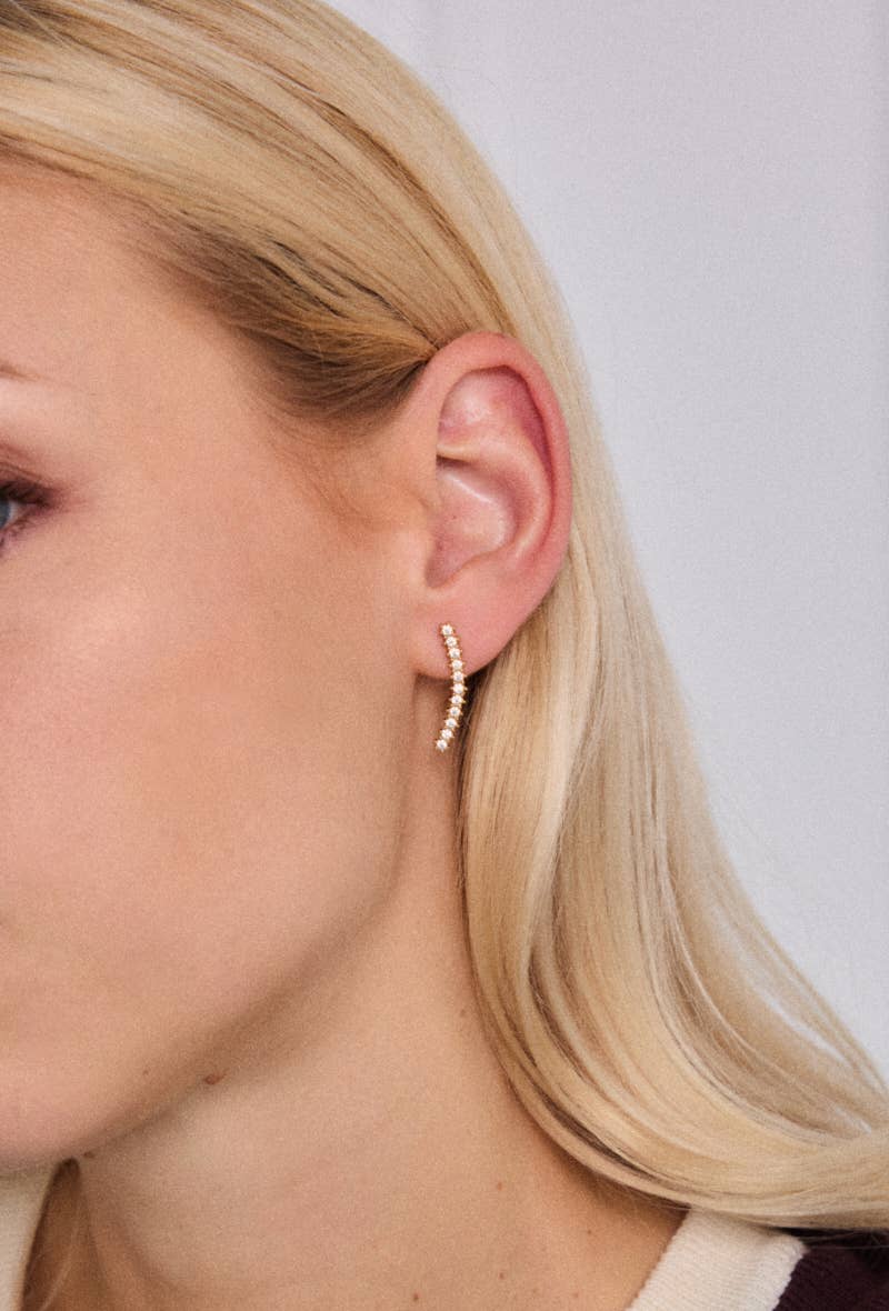 Boucles d'oreille en acier inoxydable 124RX209