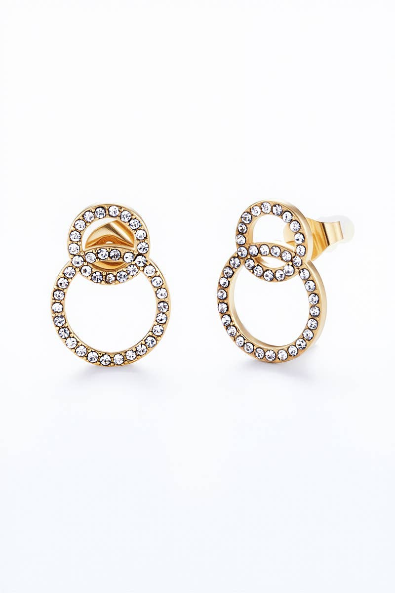 Boucles d'oreilles en acier inoxydable 124RX129