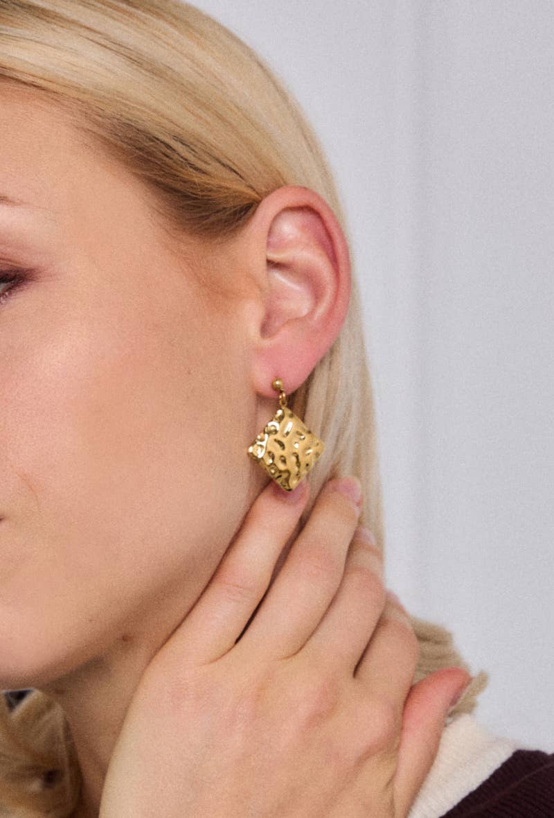 Boucles d'oreilles en acier inoxydable 124RX198