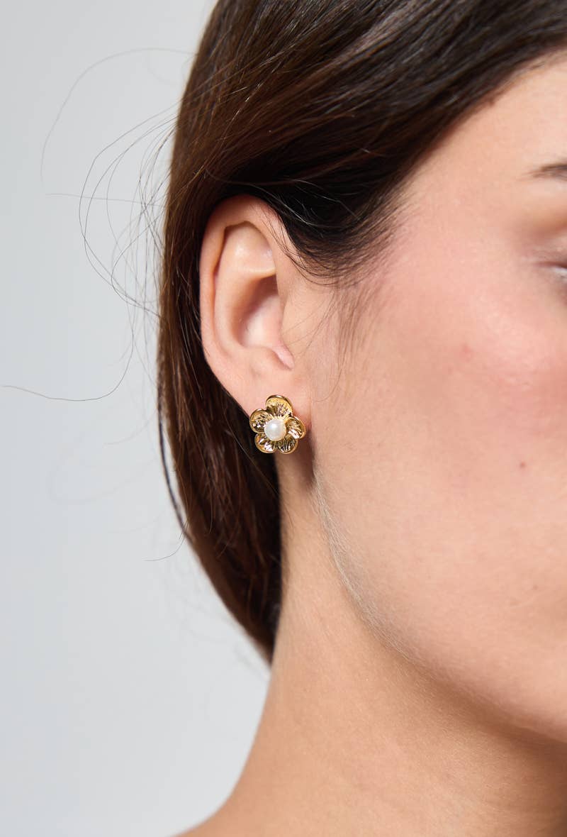 Boucles d'oreilles en acier inoxydable 124AQ308