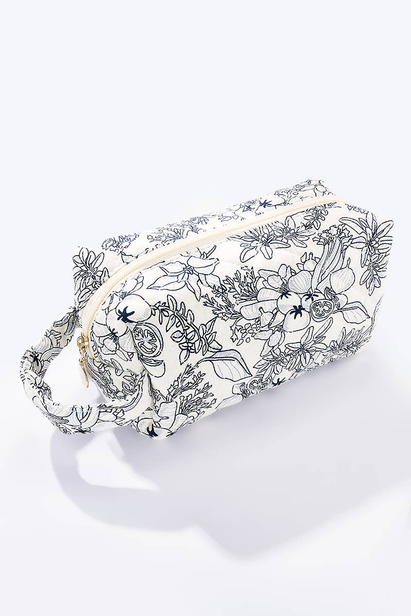 Pochette motif fleuri CY229JH