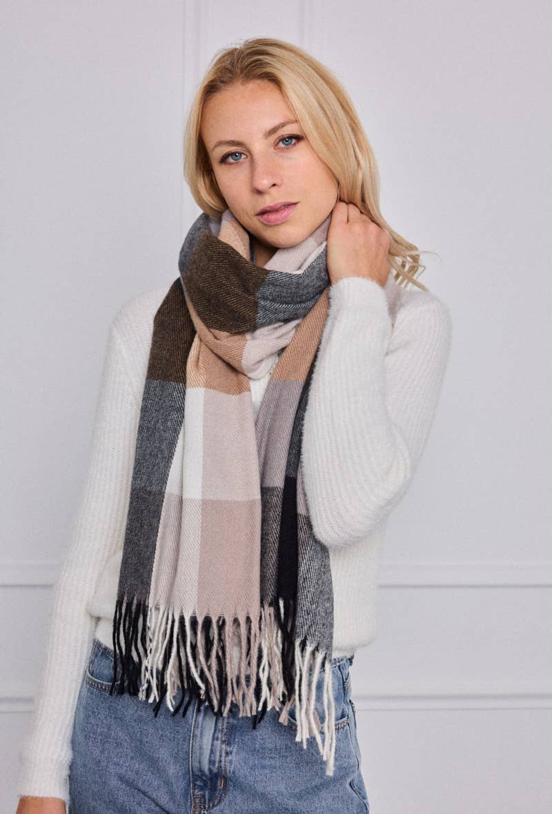 Écharpe à carreaux FL208DF