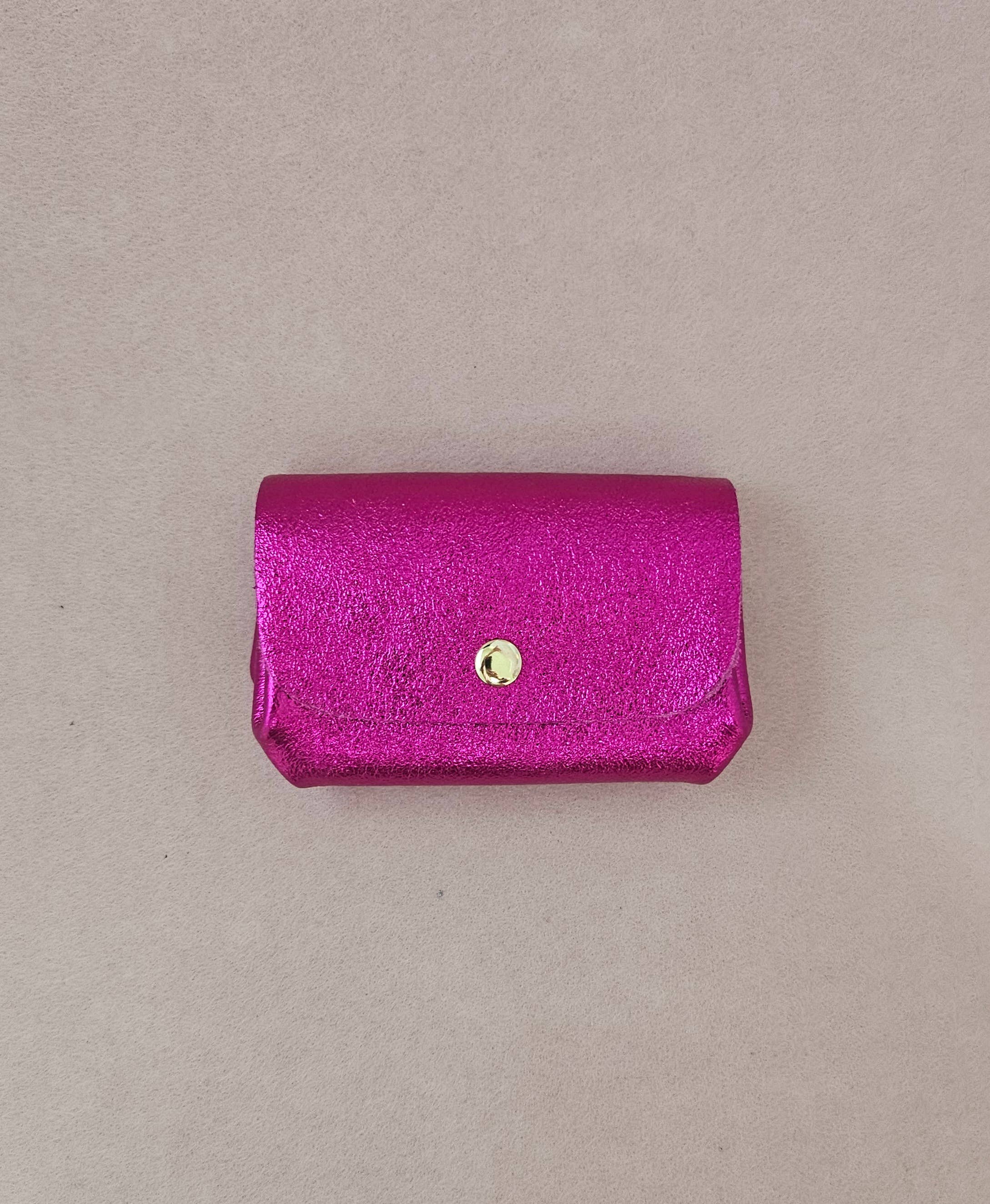 Porte monnaie cuir triple poches trieur