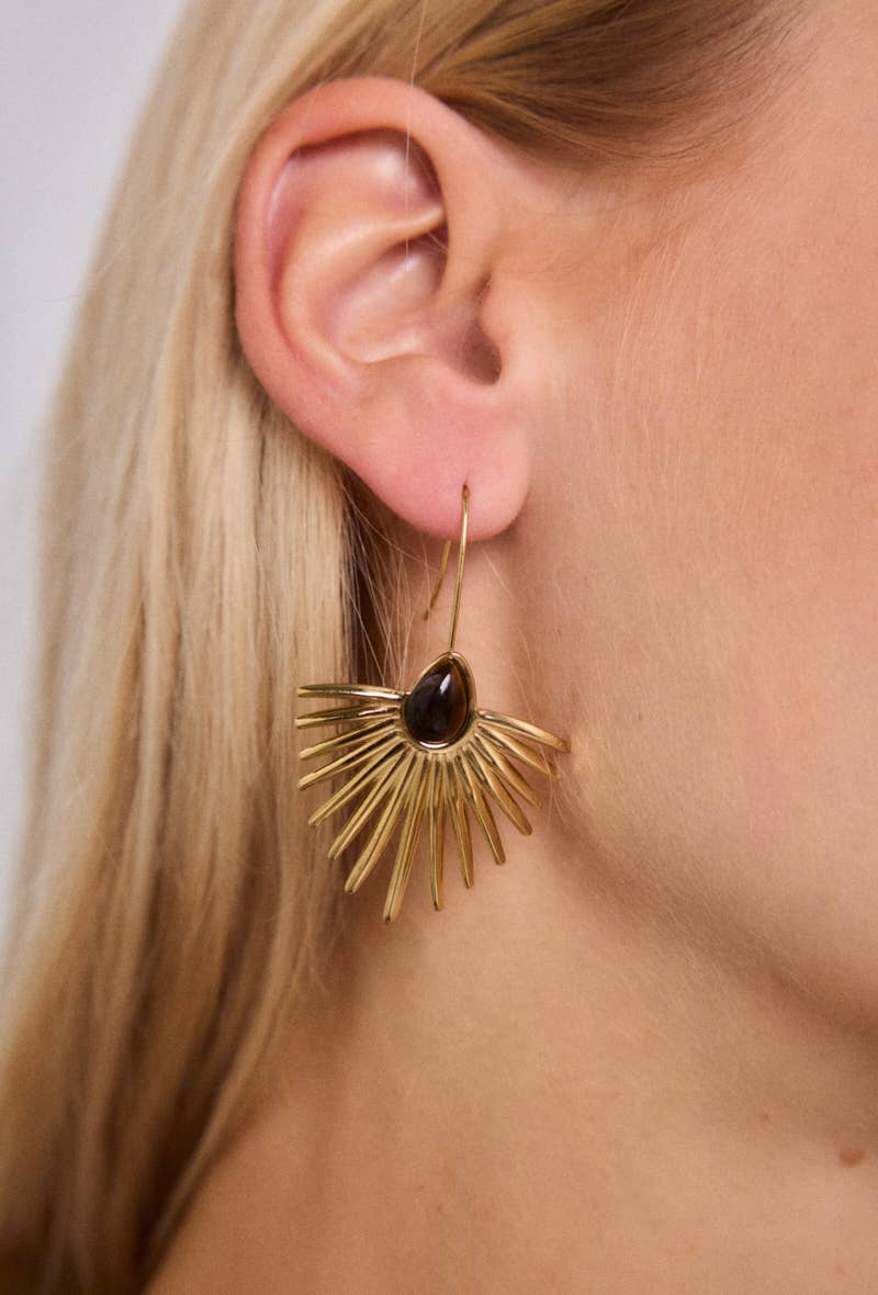 Boucles d'oreille en acier inoxydable 124RX202