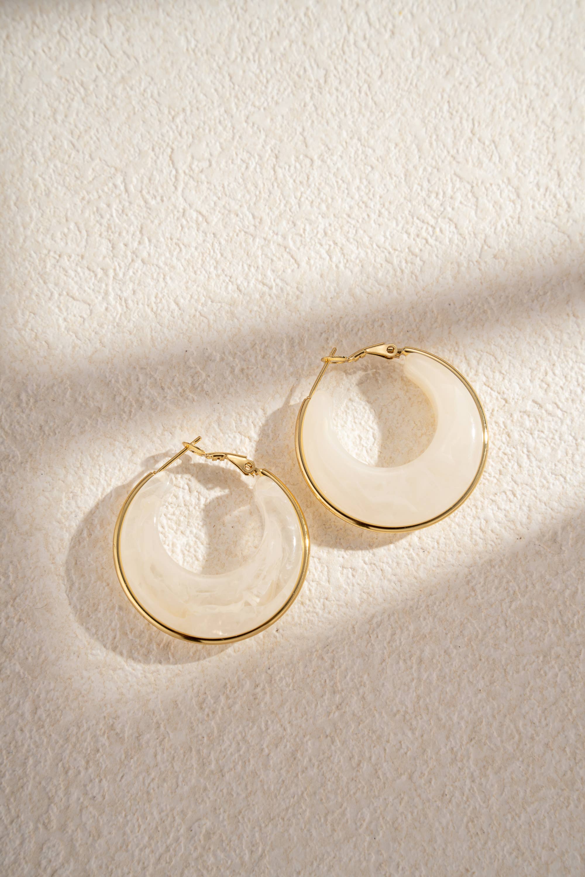 Boucles d'oreilles créoles FAUSTINE