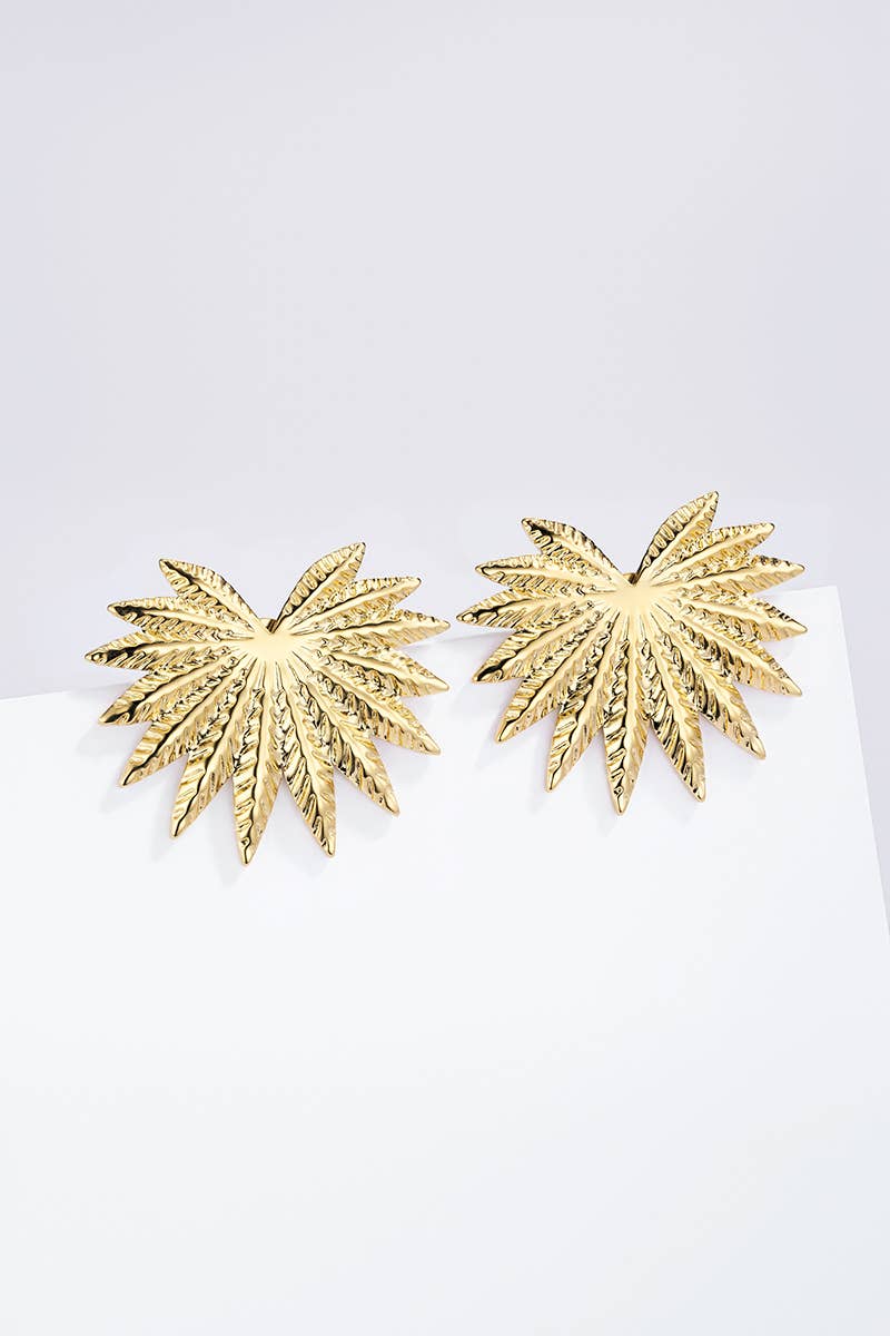 Boucles d'oreilles en acier inoxydable 124AQ413