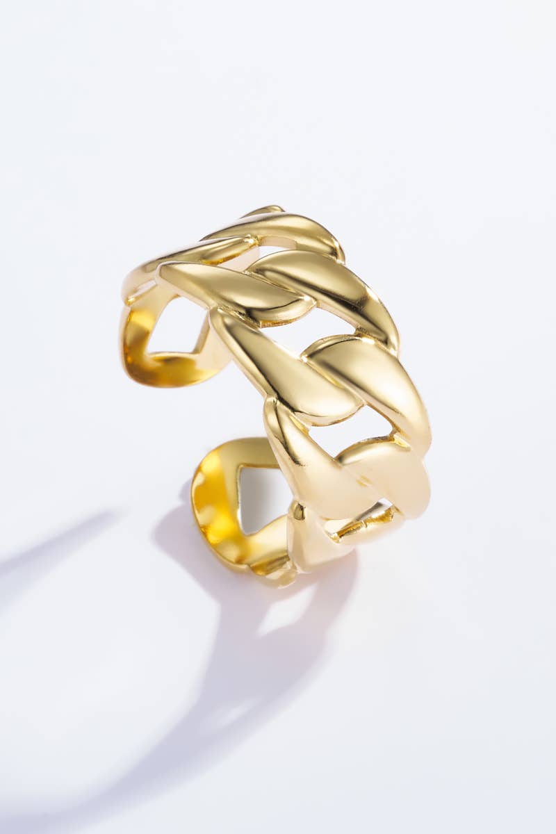 Bague chaînes en acier inoxydable 424YC13
