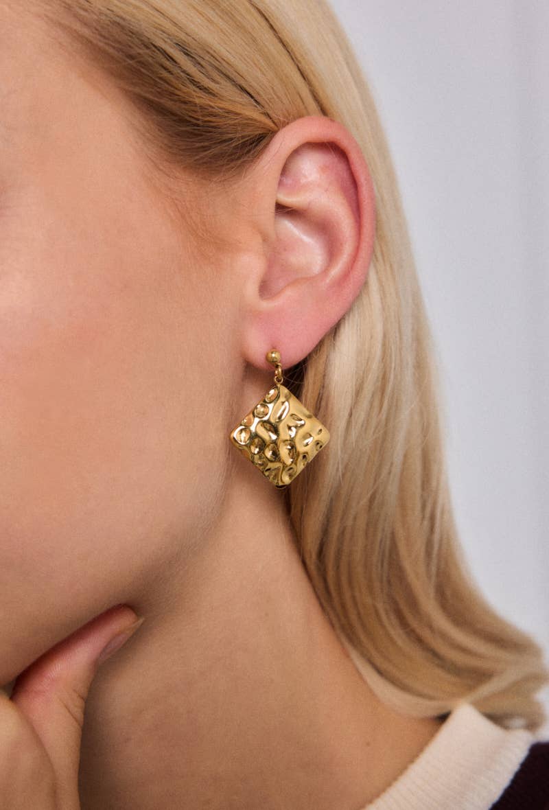 Boucles d'oreilles en acier inoxydable 124RX198