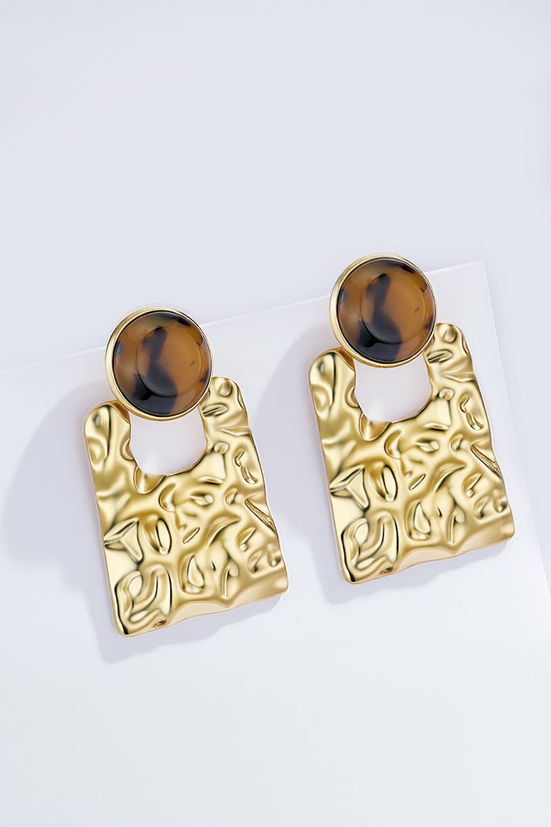 Boucles d'oreilles en acier inoxydable 124RX189