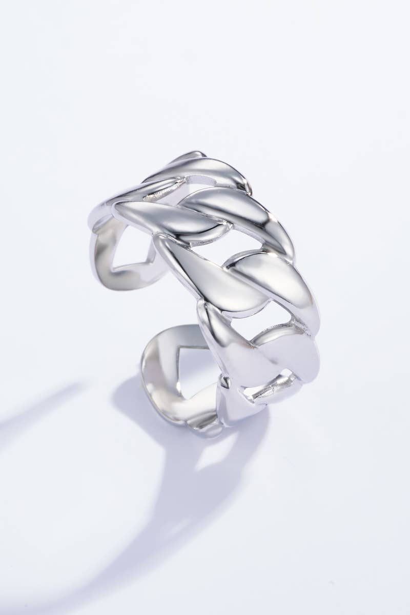 Bague chaînes en acier inoxydable 424YC13