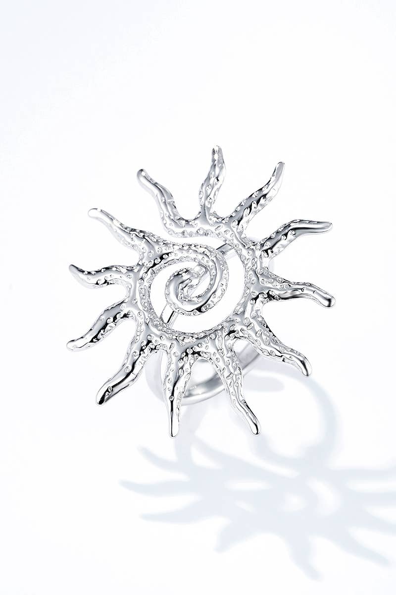Bague Soleil en acier inoxydable 424AQ149