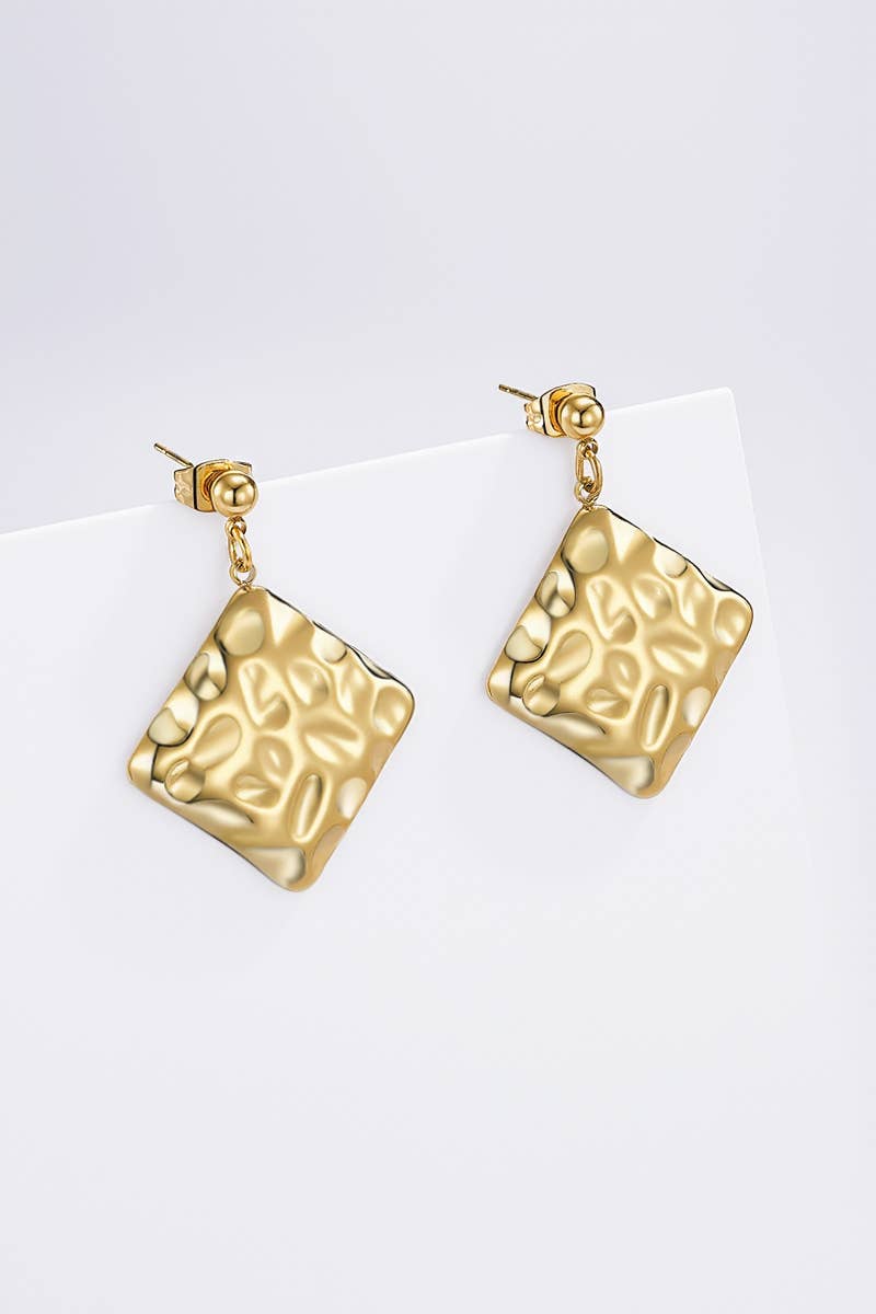 Boucles d'oreilles en acier inoxydable 124RX198