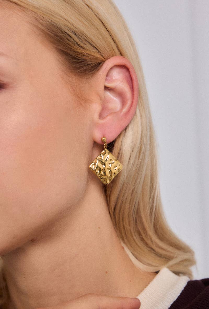 Boucles d'oreilles en acier inoxydable 124RX198