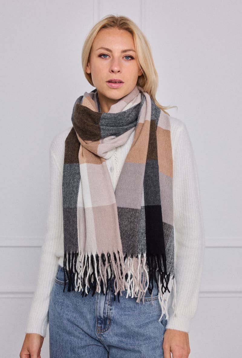 Écharpe à carreaux FL208DF