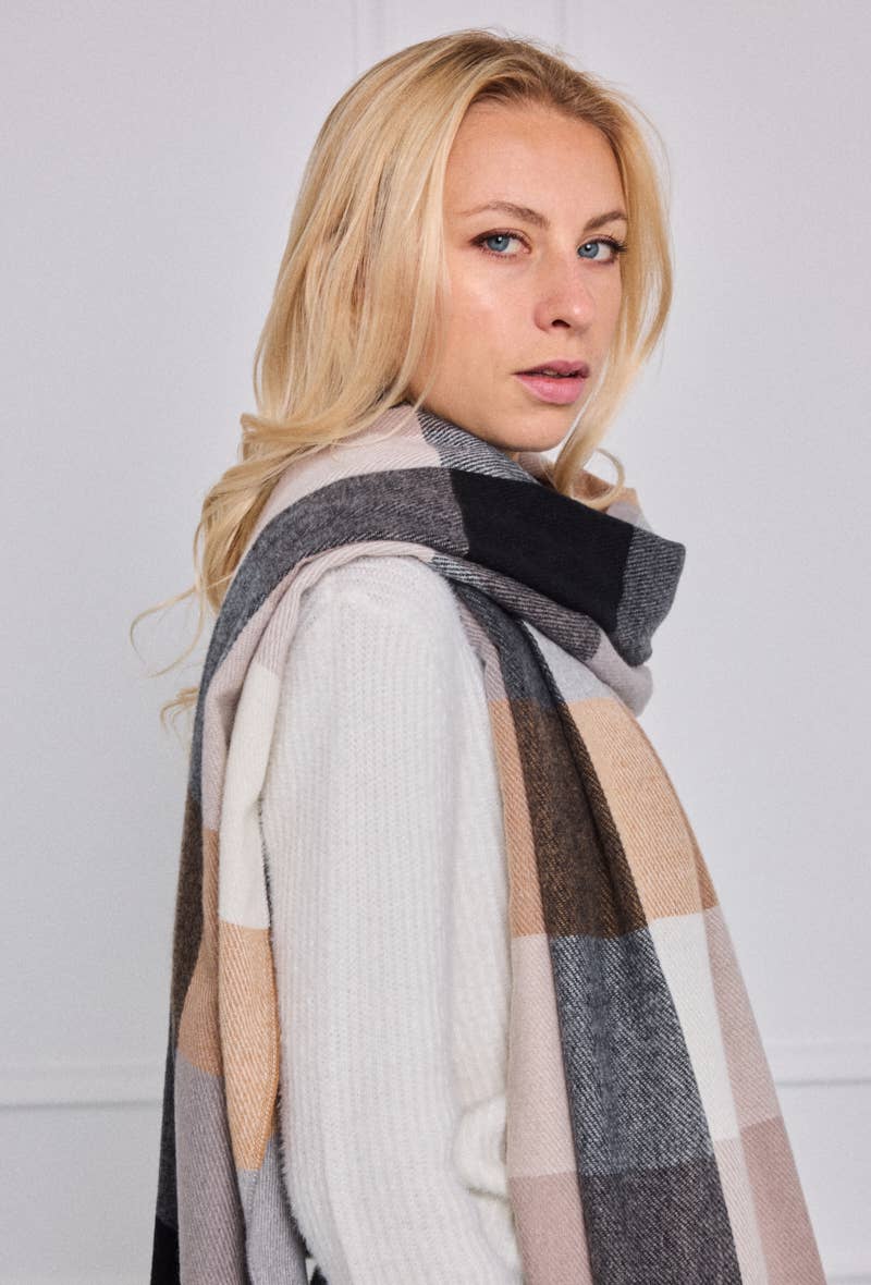 Écharpe à carreaux FL208DF