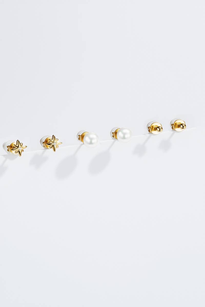 Boucles d'oreille en acier inoxydable 124AQ431