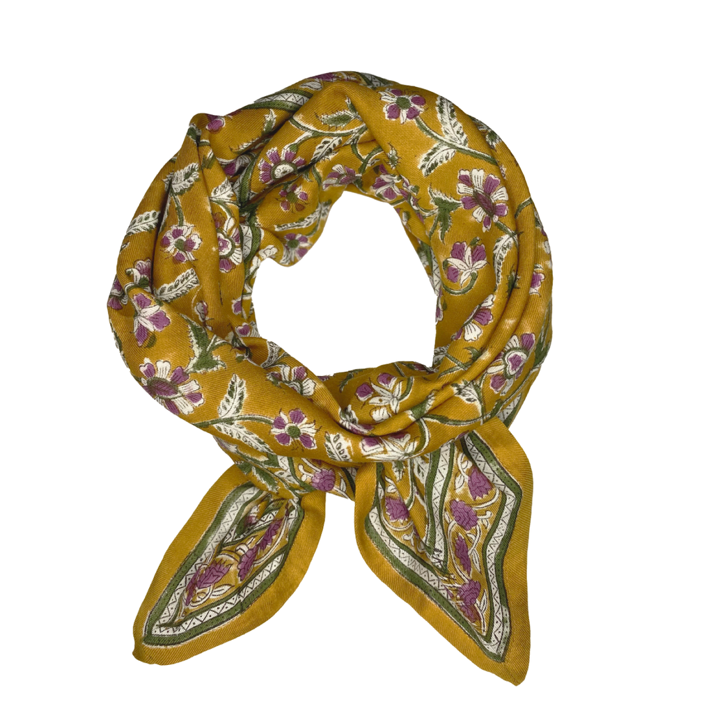 Foulard Adulte Delhi Cumin 100 cm