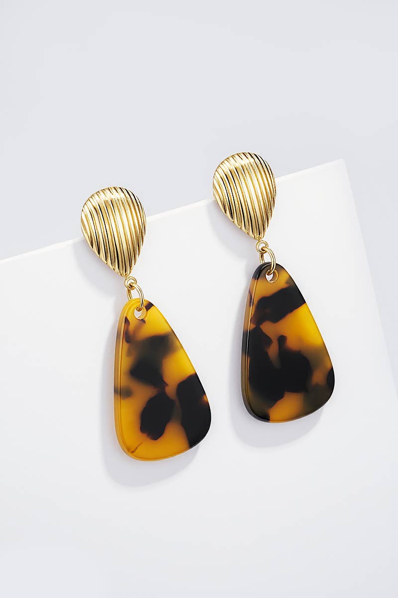 Boucles d'oreille en acier inoxydable 124RX183