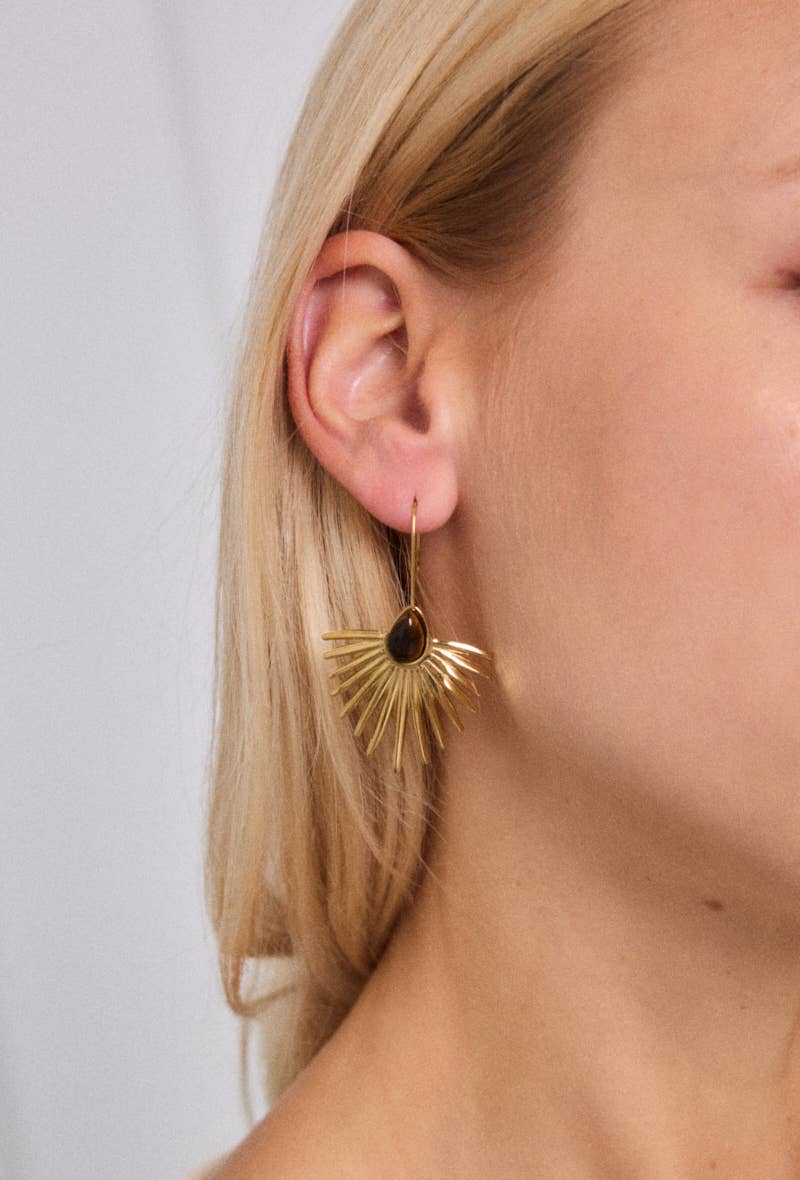 Boucles d'oreille en acier inoxydable 124RX202