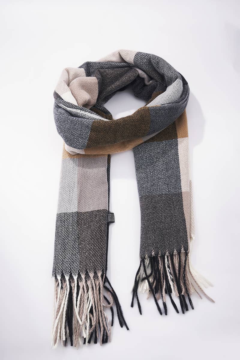 Écharpe à carreaux FL208DF