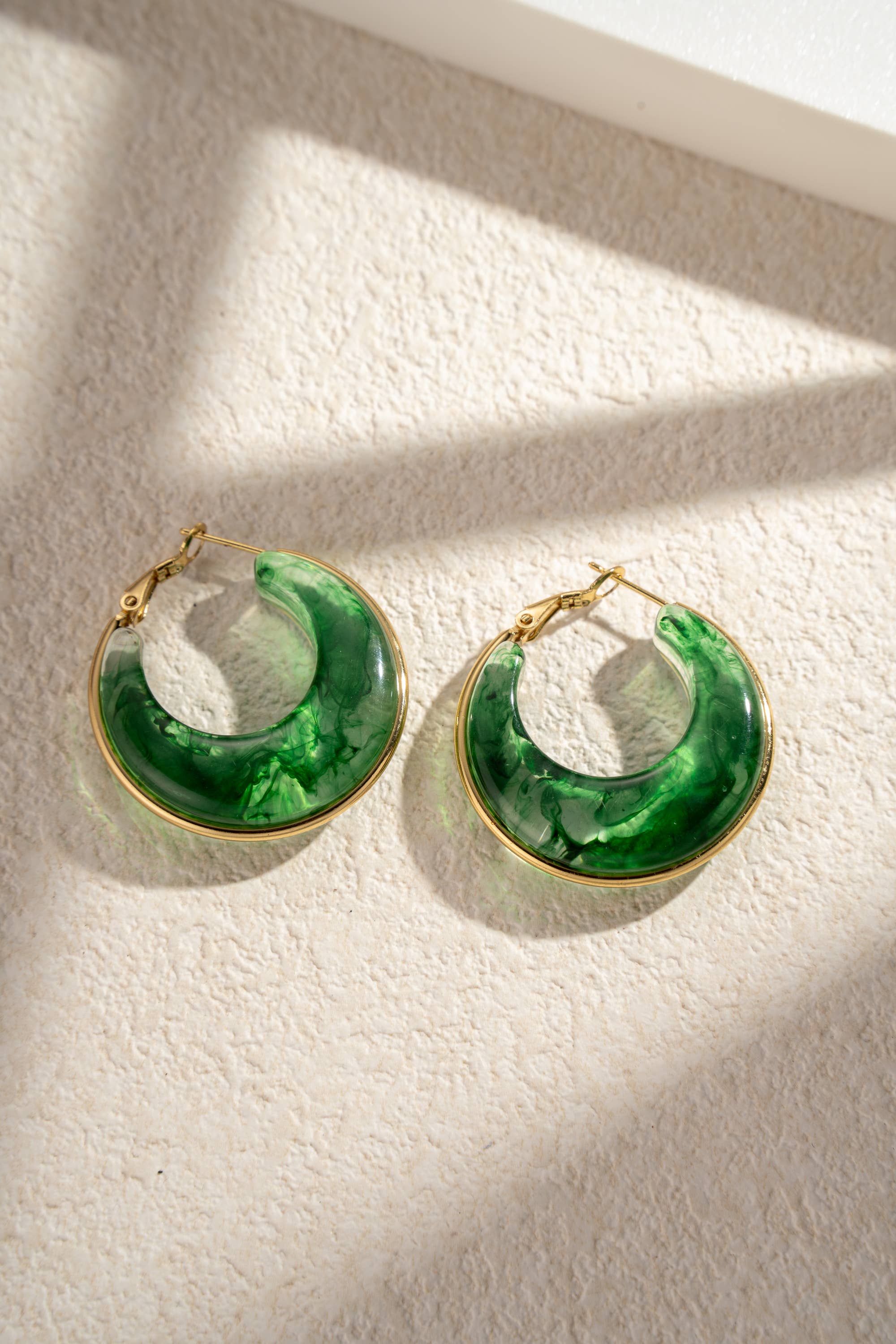 Boucles d'oreilles créoles FAUSTINE