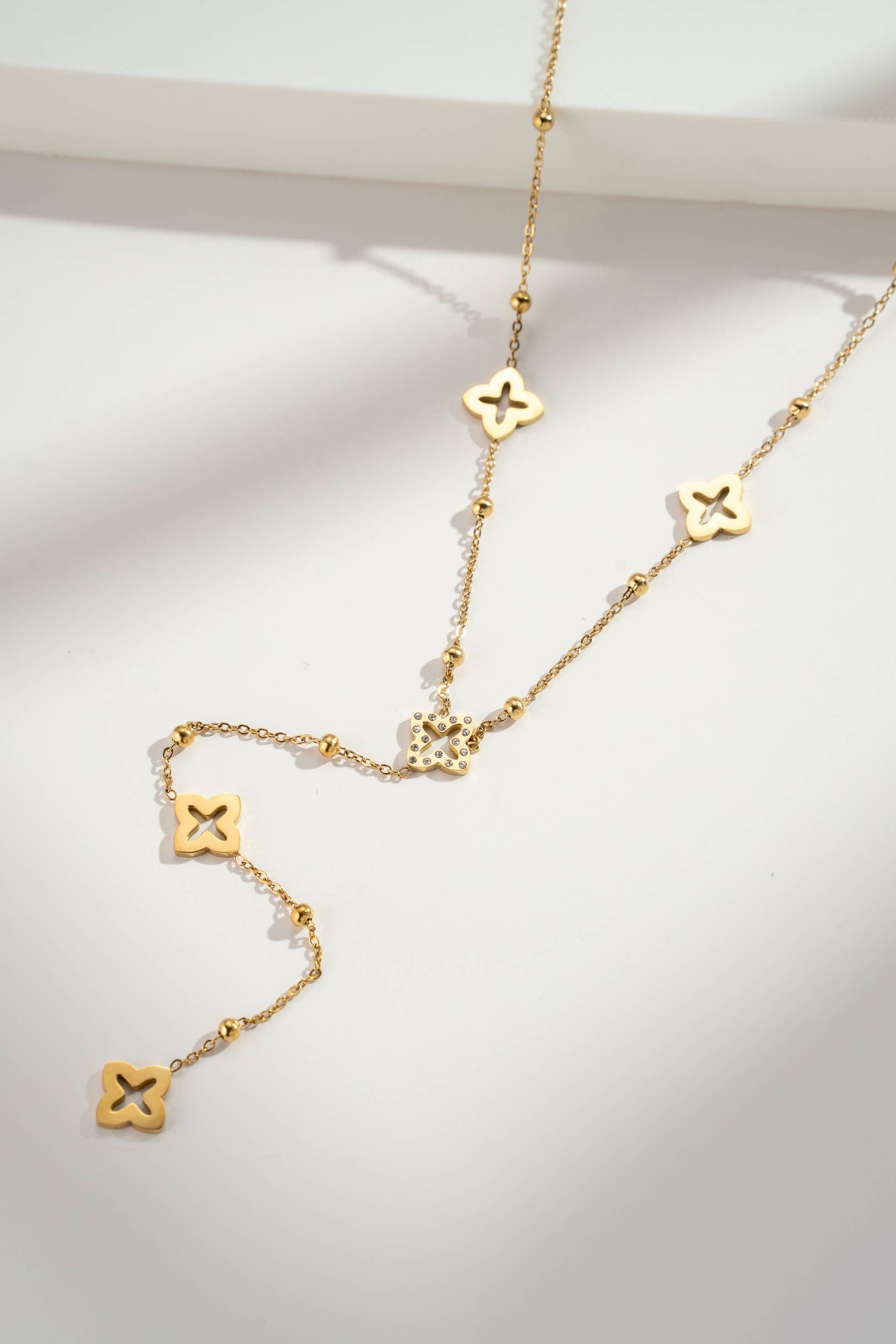 Sautoir VIENNA – acier inoxydable 316L – inspiration luxe