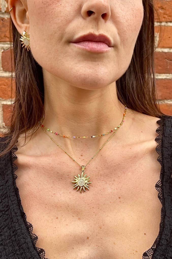 Collier colorés en acier inoxydable 224RX34