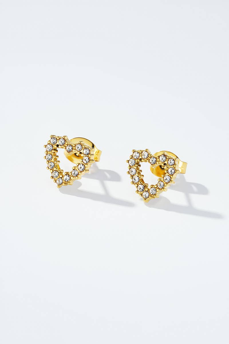 Boucles d'oreilles en acier inoxydable 124RX150