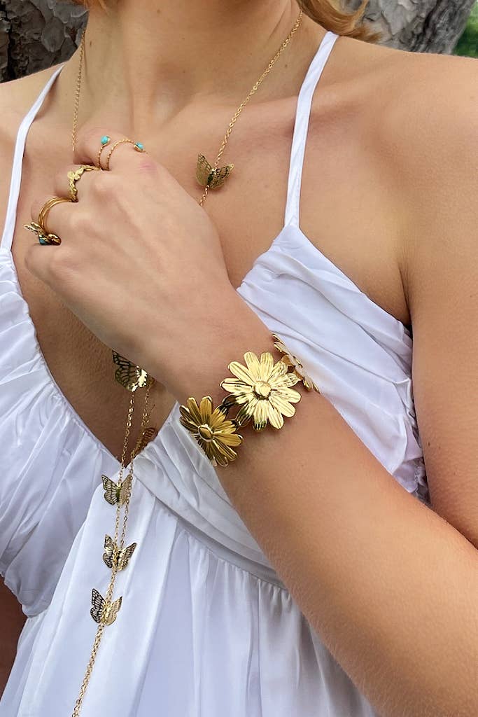 Bracelet en jonc en acier inoxydable 324AQ231