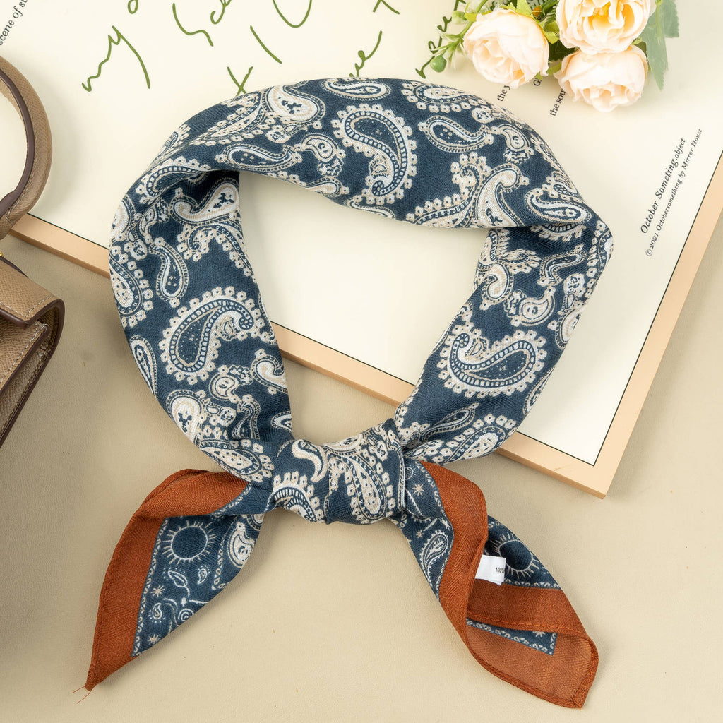 Foulard Carré 70x70 Élégance Bohème
